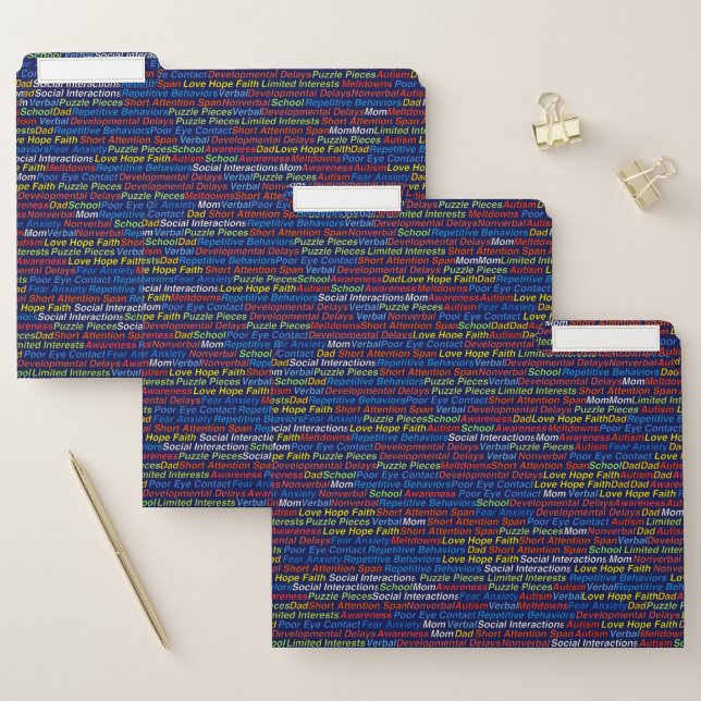 Autism -Set of File Folders (Set)