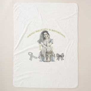Autism Sherpa Blanket