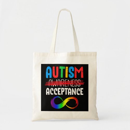 Autism Shirt In April Wear Red Instead Autism_Acce Tote Bag