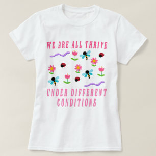 Autism Shirt, We All Think Differently,Special Ed T-Shirt