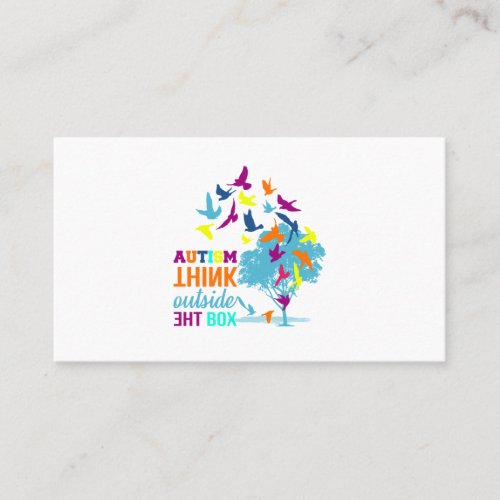Autism Shirts _ Autism Awareness Ribbon T_shirts Business Card