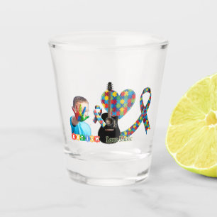 Autism Shot Glass
