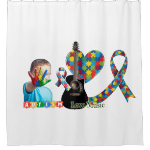 Autism Shower Curtain