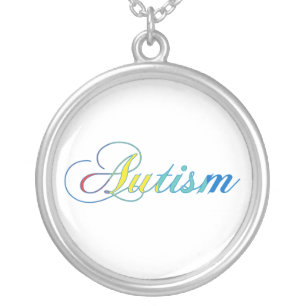 Autism Silver Plated Necklace