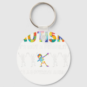 autism skeleto keychain