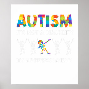 autism skeleto poster