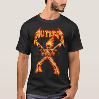 Autism Skeleton Funny Oddly Specific Dank Meme T-Shirt