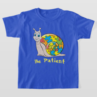 Autism Snail - editable caption T-Shirt