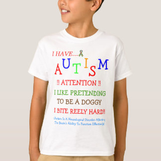 Autism Sometimes Bites! ~ Kidz T-Shirt