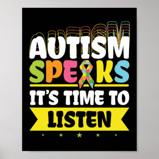 Autism Speaks Autism Awareness Autism Superhero Poster