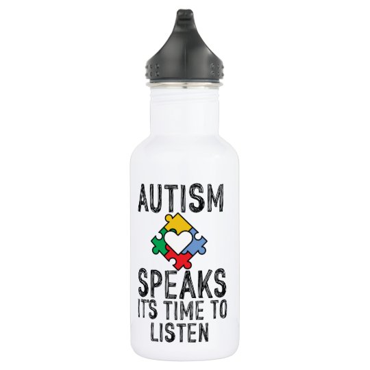 Autism Speaks Autism Awareness Autism Superhero Stainless Steel Water