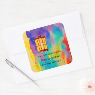 Autism - Special Needs Kid - Your Sparkle Square Sticker