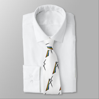 Autism Spectrum AS Symbol | Modern Rainbow  Neck Tie
