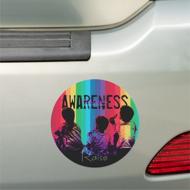 Autism Spectrum Disorder Awareness Car Magnet (In Situ)