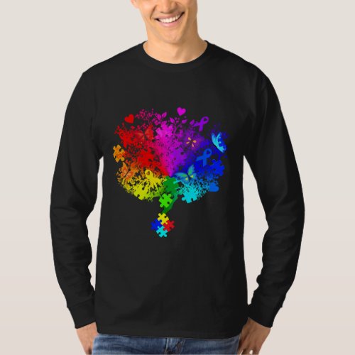 Autism Spectrum Tree Active T_Shirt
