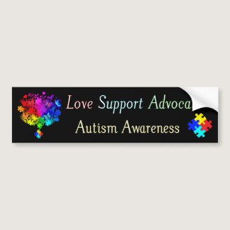 Autism Spectrum Tree Bumper Sticker