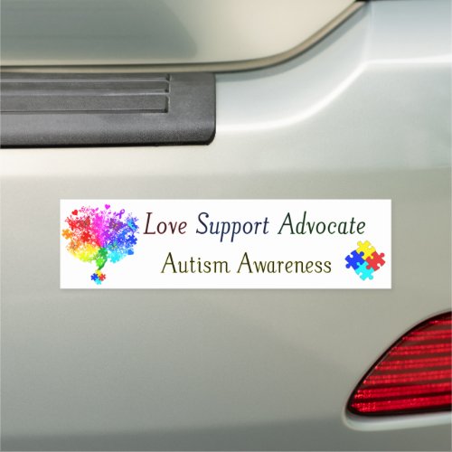 Autism Spectrum Tree Car Magnet