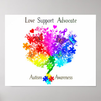 Autism Spectrum Tree Poster