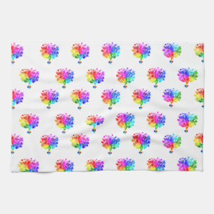 Autism Spectrum Trees Kitchen Towel