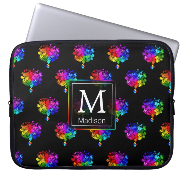 Autism Spectrum Trees Laptop Sleeve (Front)
