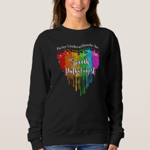 Autism Speech Language Pathologist Jigsaw Puzzle H Sweatshirt