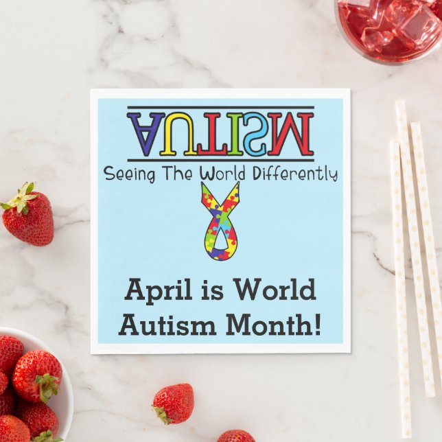 Autism -Standard Luncheon Napkins (Insitu)