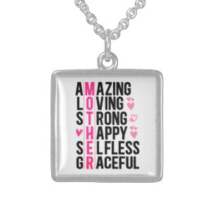 Autism Sterling Silver Necklace
