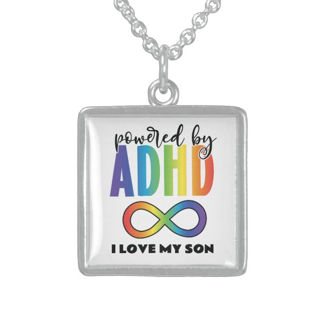 Autism Sterling Silver Necklace (Front)