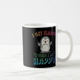 Autism Stimming Penguin I Get Flappy When I´m Happ Coffee Mug