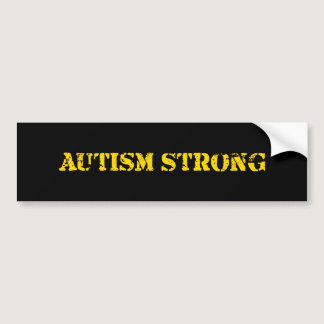 Autism Strong Bumper Sticker