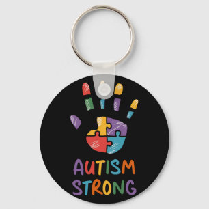 Autism Strong Keychain