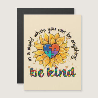 Autism Sunflower Be Kind