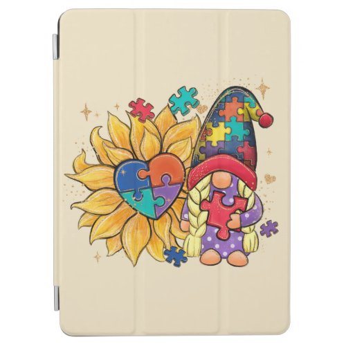 Autism Sunflower Gnome iPad Air Cover