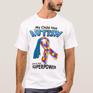 Autism Superhero - Superpower Light T-Shirt