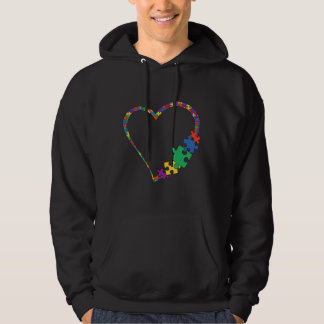 Autism Support In April We Wear Blue Autism Awaren Hoodie