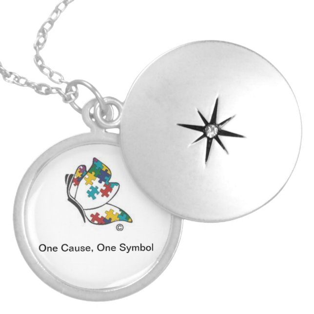 Autism Symbol Locket (Front)