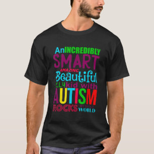 Autism T Shirt Kid With Autism Rocks My Whole Worl
