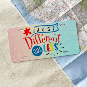 Autism Teacher - Aluminum license plate