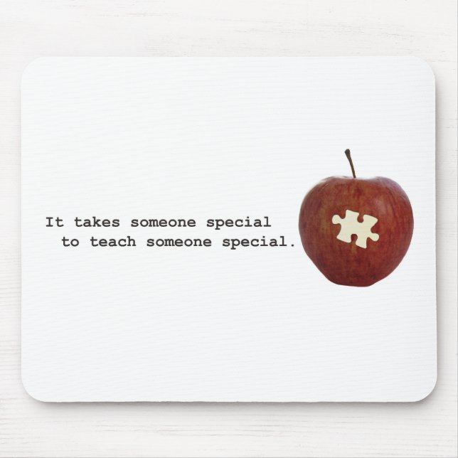 Autism Teacher Mouse Pad (Front)