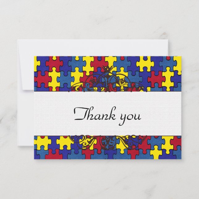 Autism Thank you Card (Front)