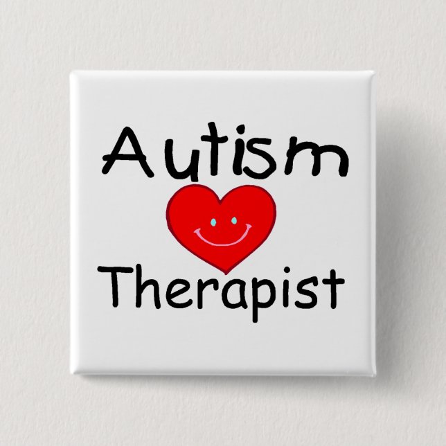 Autism Therapist Hrt) Button (Front)