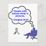 Autism/Think in Pictures Postcard