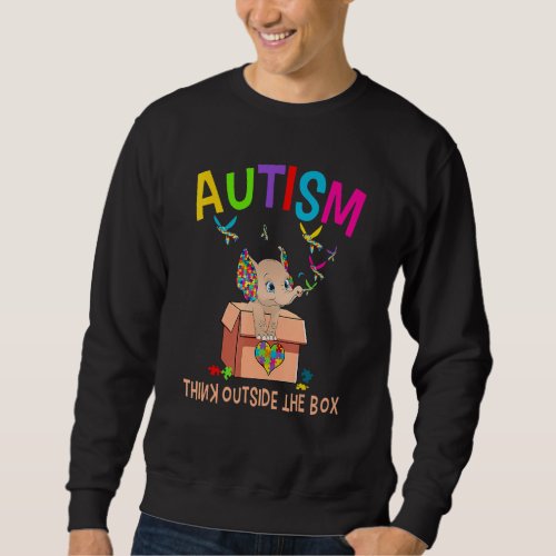 Autism Think Outside The Box Sweatshirt