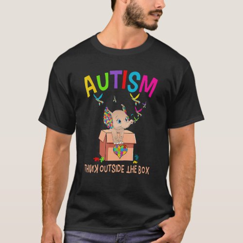 Autism Think Outside The Box T_Shirt