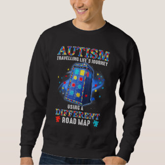 Autism Travelling Life's Journey Using A Different Sweatshirt