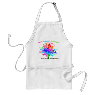 Autism Tree in Spectrum Adult Apron