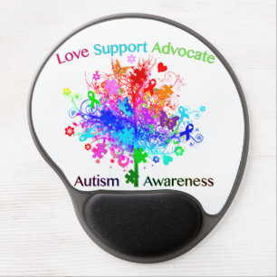 Autism Tree in Spectrum Gel Mouse Pad