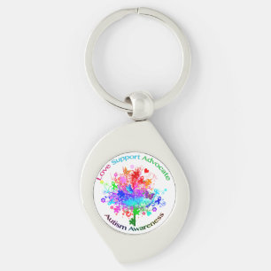 Autism Tree in Spectrum Keychain
