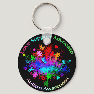 Autism Tree in Spectrum Keychain