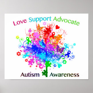 Autism Tree in Spectrum Poster